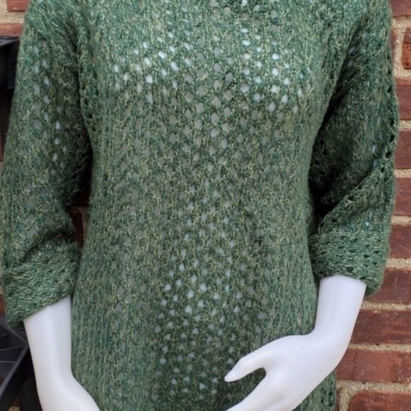 Honeycomb open weave sweater XL - Picture 6 of 10